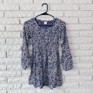 NWT Girls O'Neill Navy Rihanna Floral Dress - Size Medium